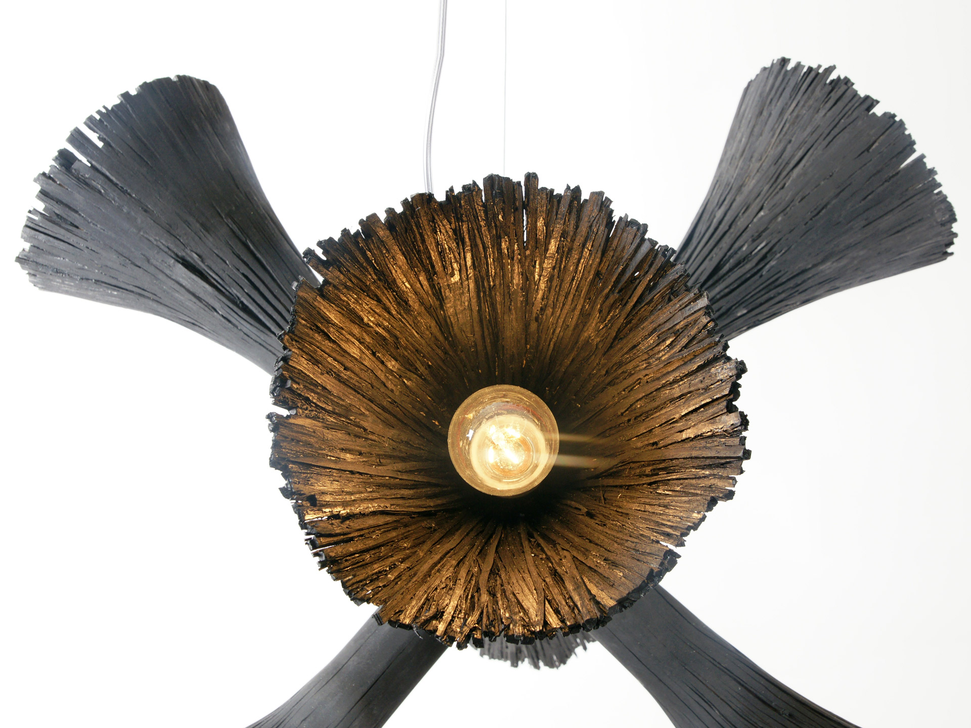 Pressed wood Chandelier