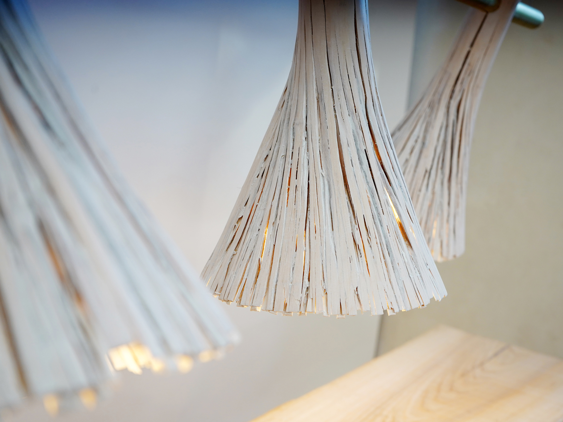 Pressed wood Pendant light