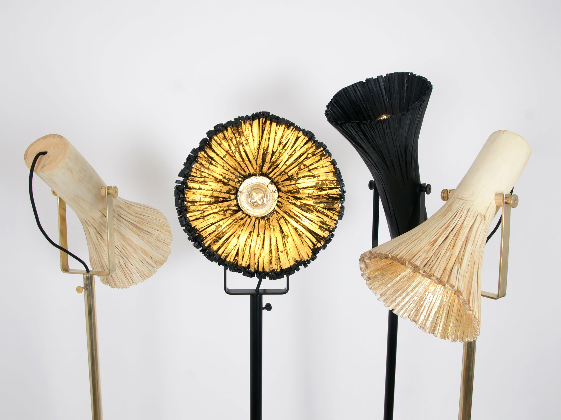 Pressed wood floor light