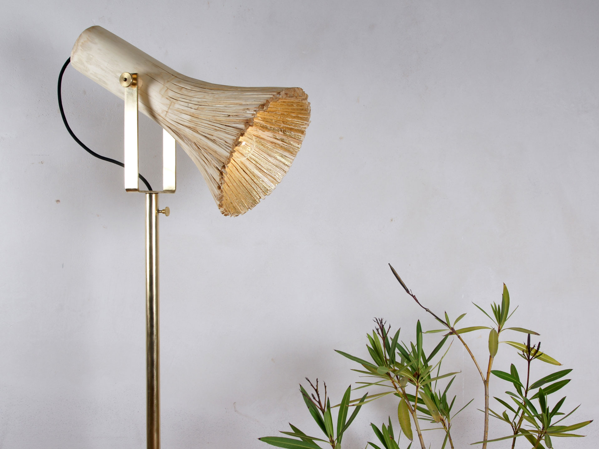 Pressed wood floor light