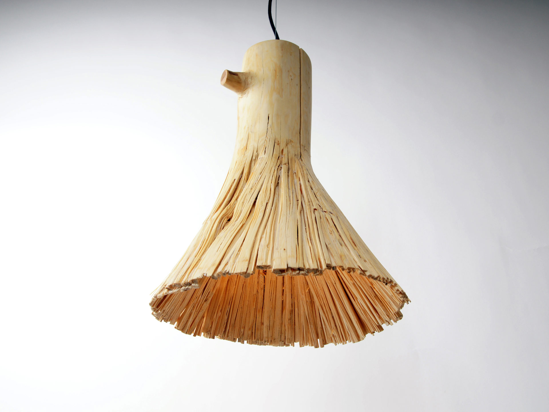 Pressed wood pendantlight