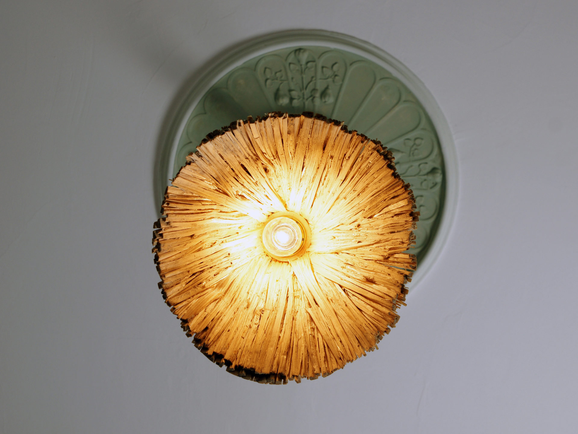Pressed wood pendantlight