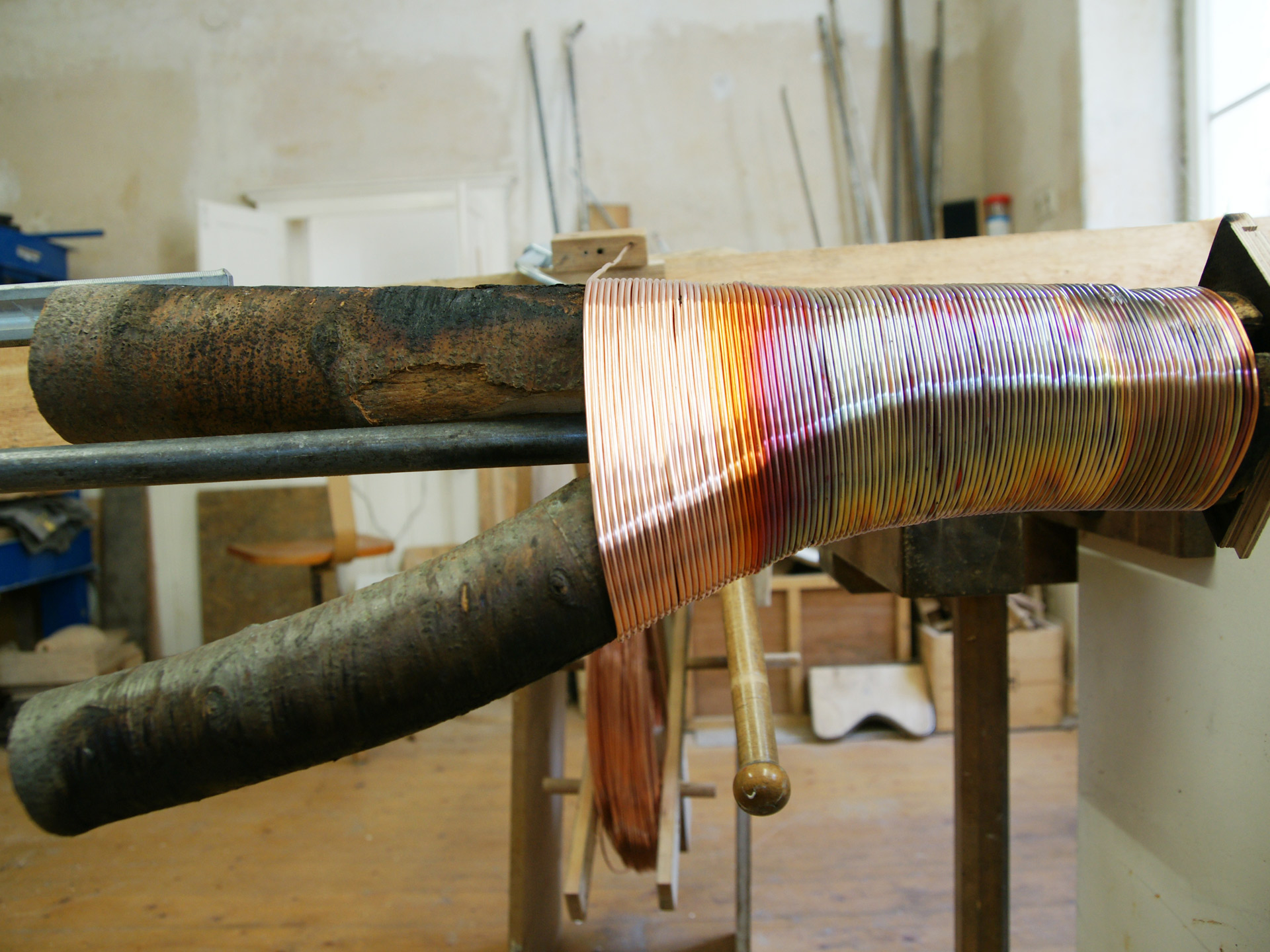 Wrap alder table light